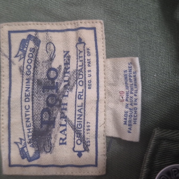 Polo by Ralph Lauren 1967 Military Paratrooper Field Pocket Jacket Shirt - Picture 4 of 7